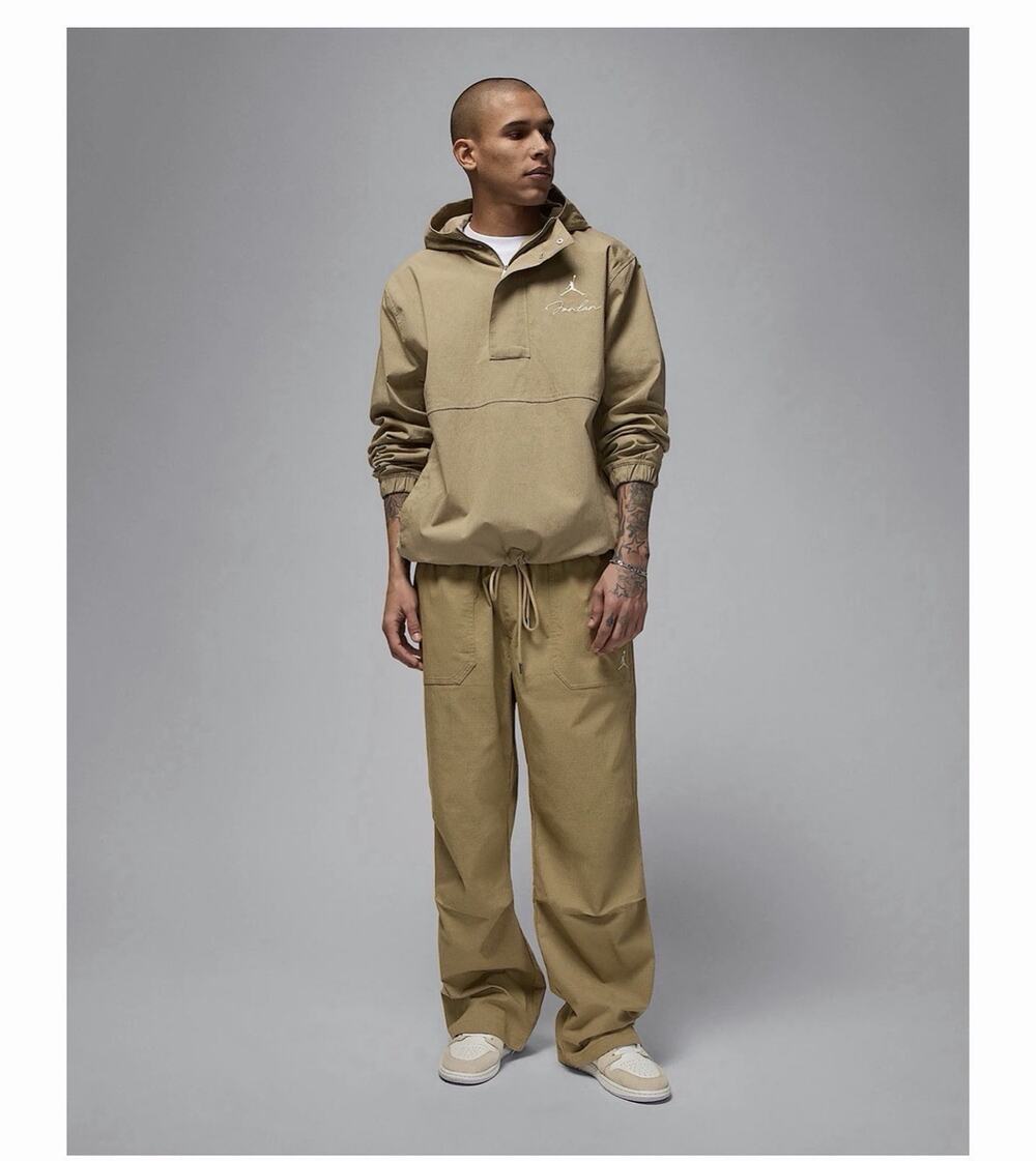 Jordan Mens Small MVP Anorak Loose Fit Jacket HF9293-257 Desert Camo Collection
